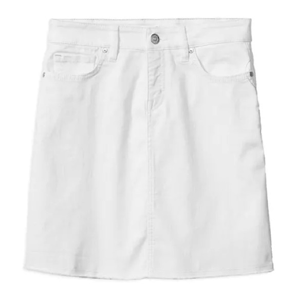 Tommy Bahama White Ella Twill Denim Skirt - Size 10 - NWT - Picture 11 of 12